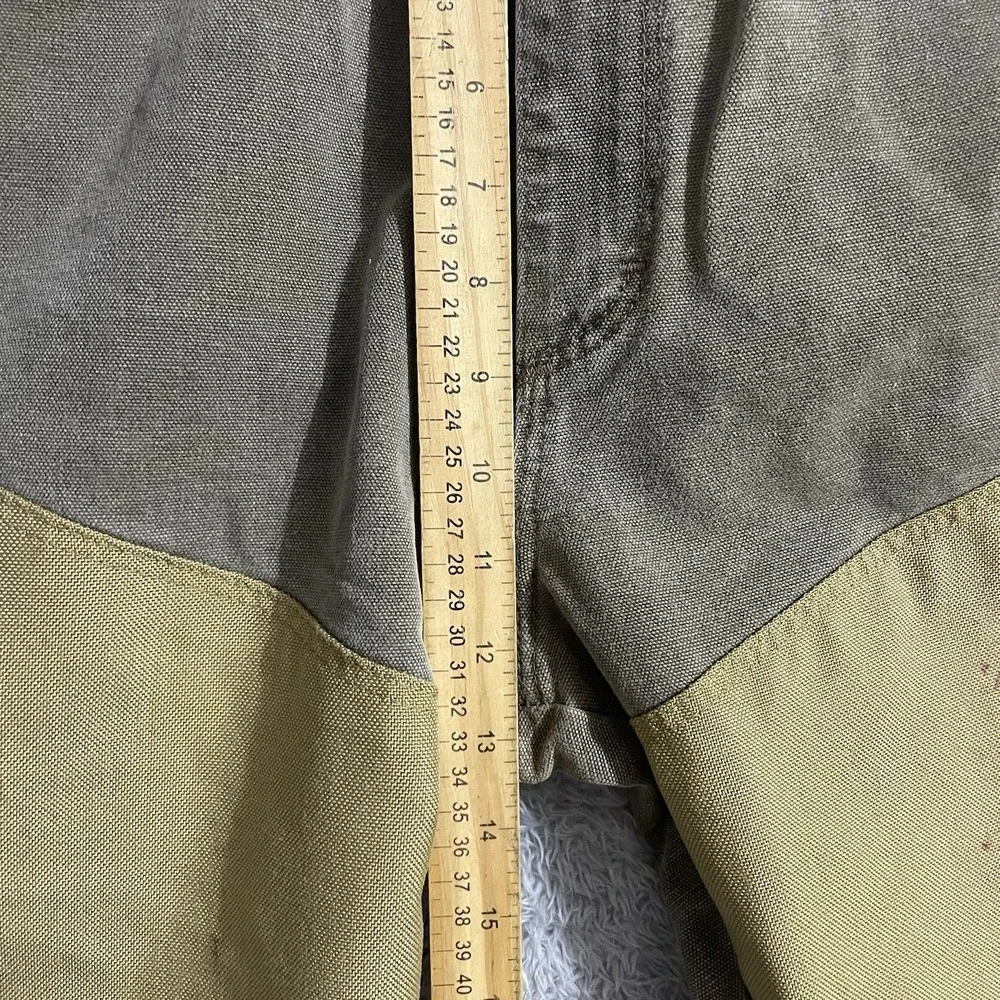 Wrangler Rugged Wear Pants Mens Size 35x28 Brush‎ Briar Brown Canvas Durable